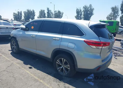 2019 Toyota Highlander Le/Le Plus from USA, damaged, VIN 5TDZZRFH7KS291062